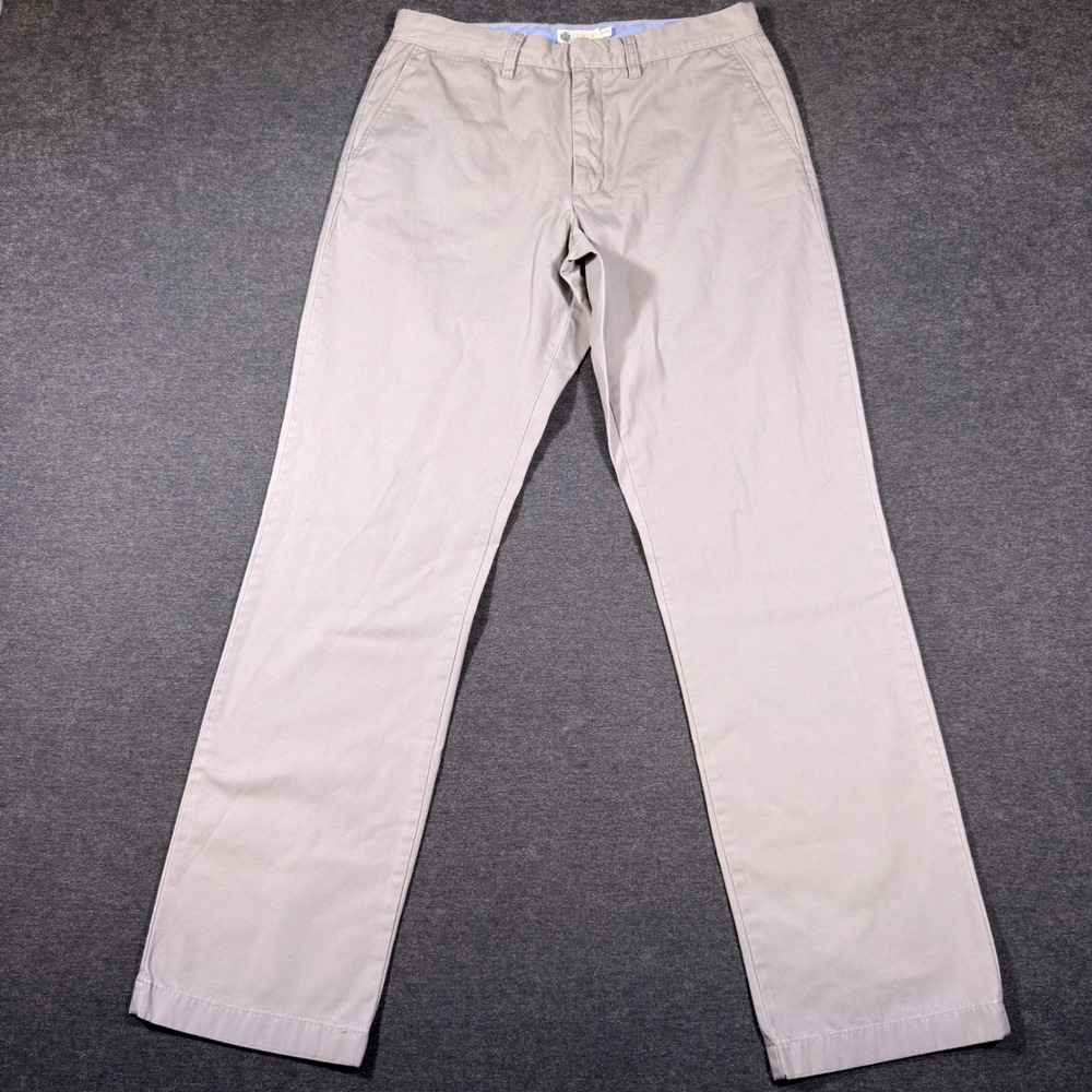 J.Crew Chino Pants Men 31x31 Gray Essential Slim Fit Cotton Casual Preppy Office